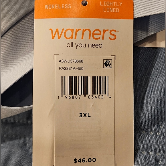 Warners Wireless Side Smoothing Bra - Picture 4 of 8